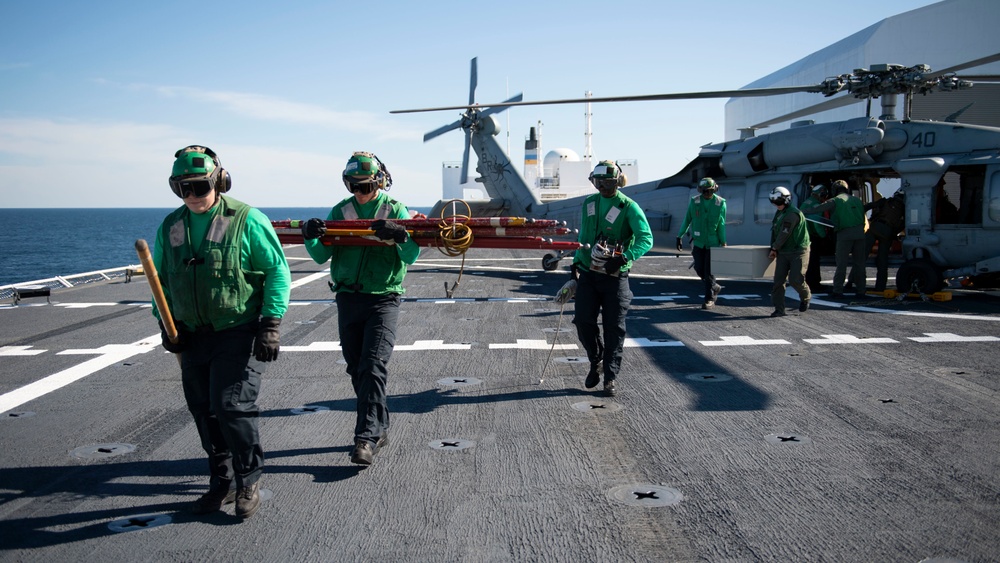 USNS Comfort Conducts Flight Operations