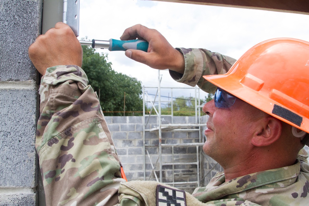 Army Reserve Engineers build schools for Guatemalan communities