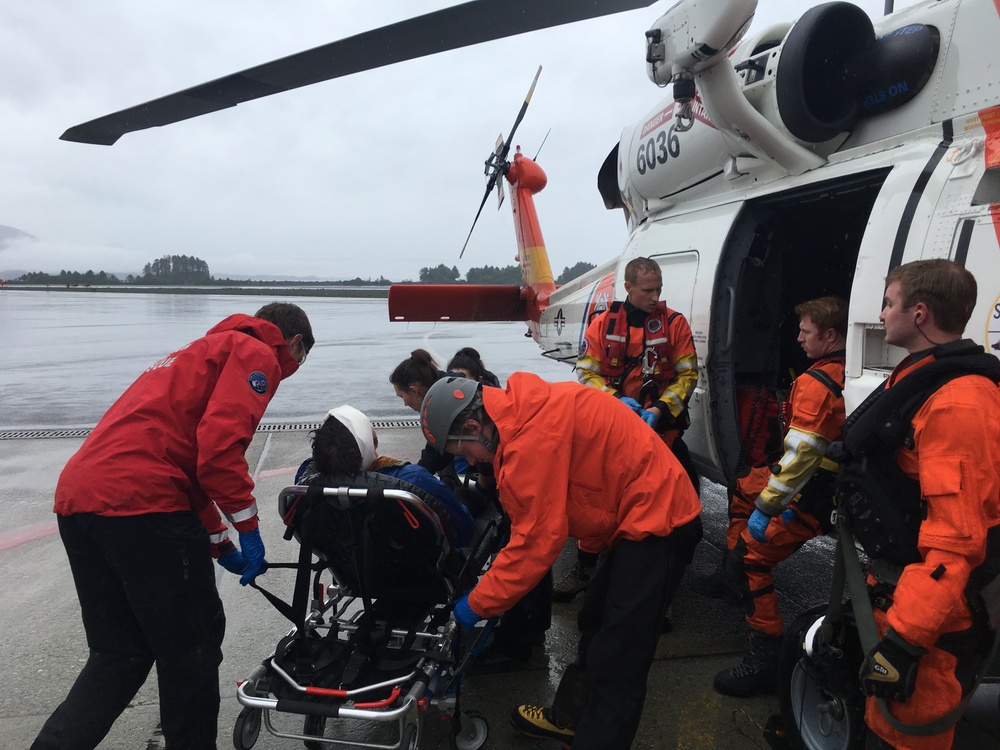 Coast Guard assists multiple agencies with mountain rescue, Sitka, Alaska