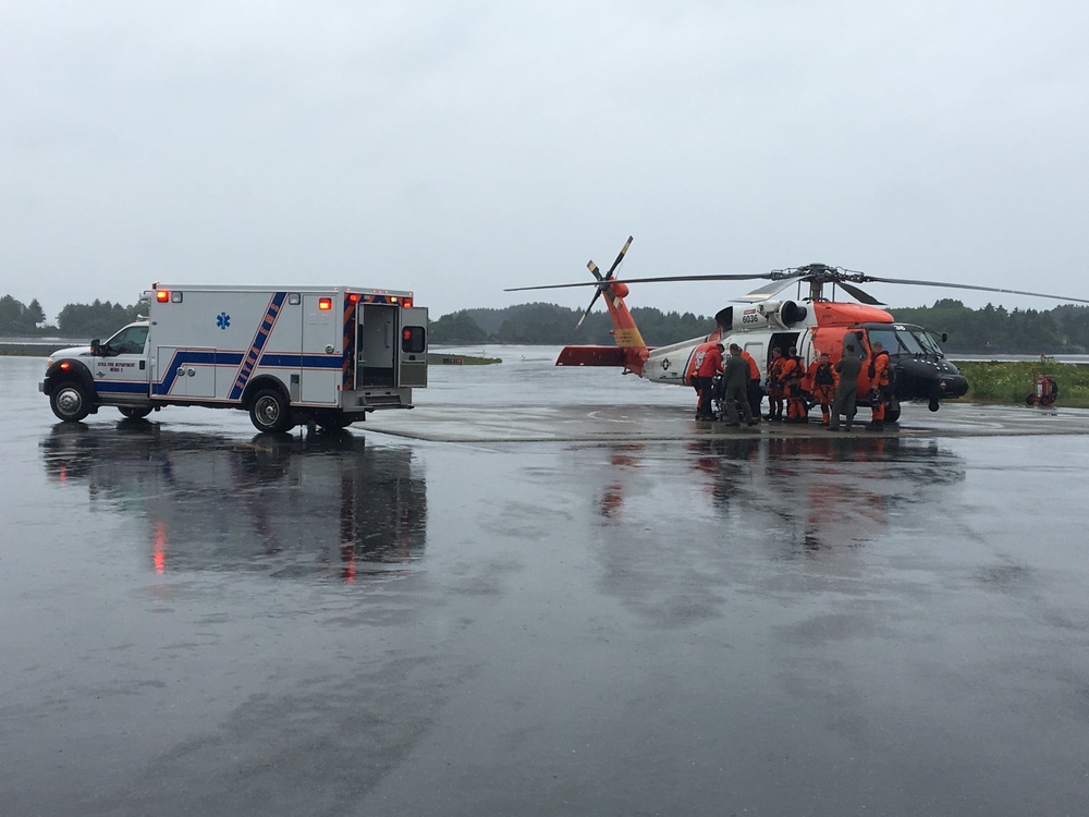 Coast Guard assists multiple agencies with mountain rescue, Sitka, Alaska