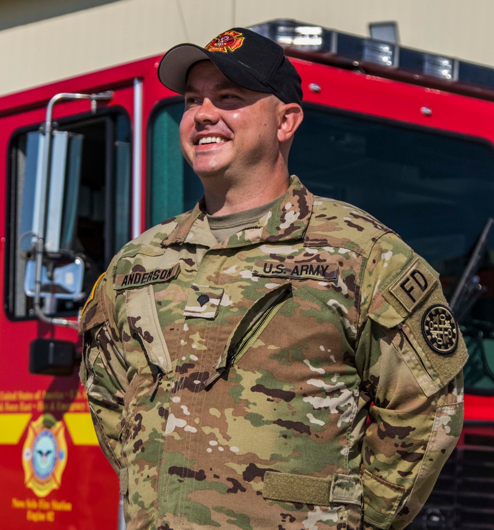 1442nd Firefighter Team Phones Home from Freedom's Sentinel