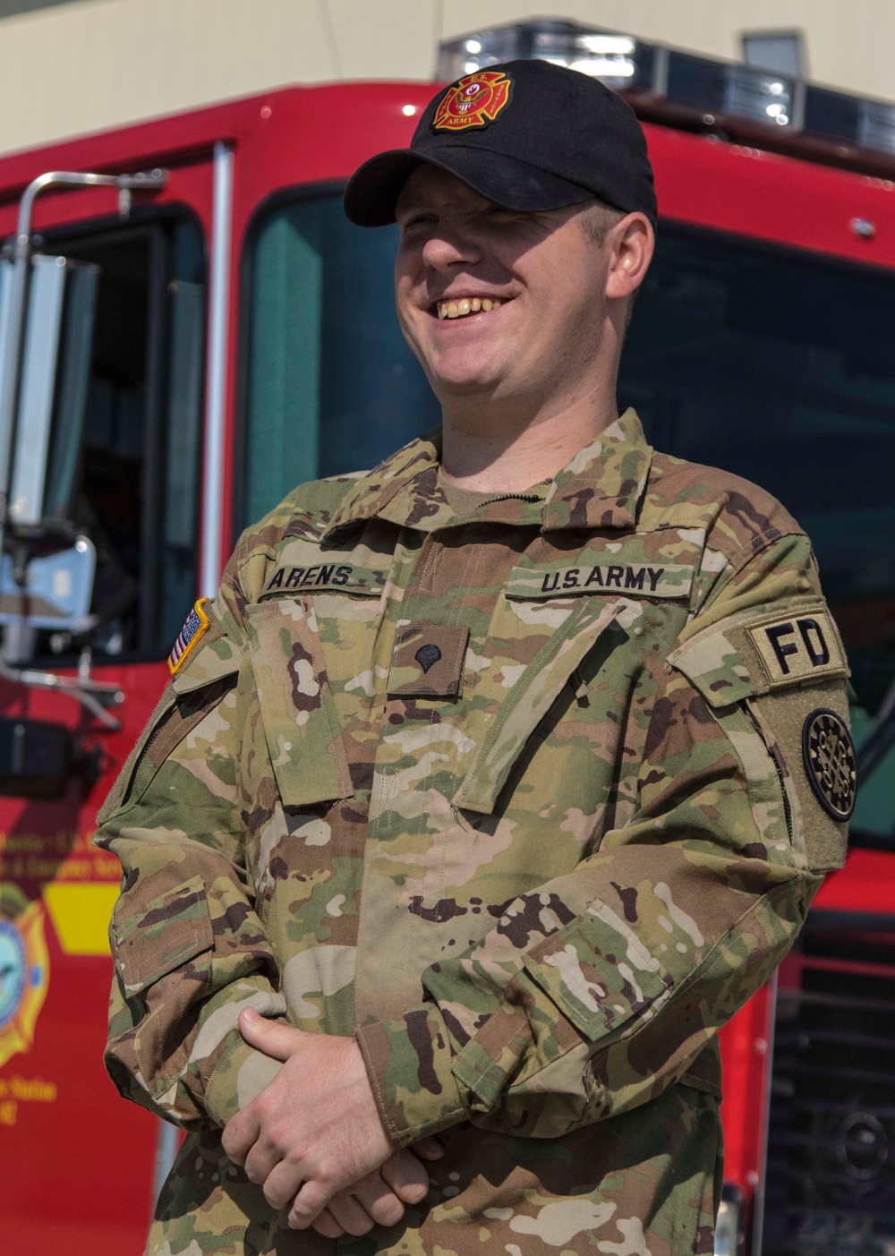 1442nd Firefighter Team Phones Home from Freedom's Sentine