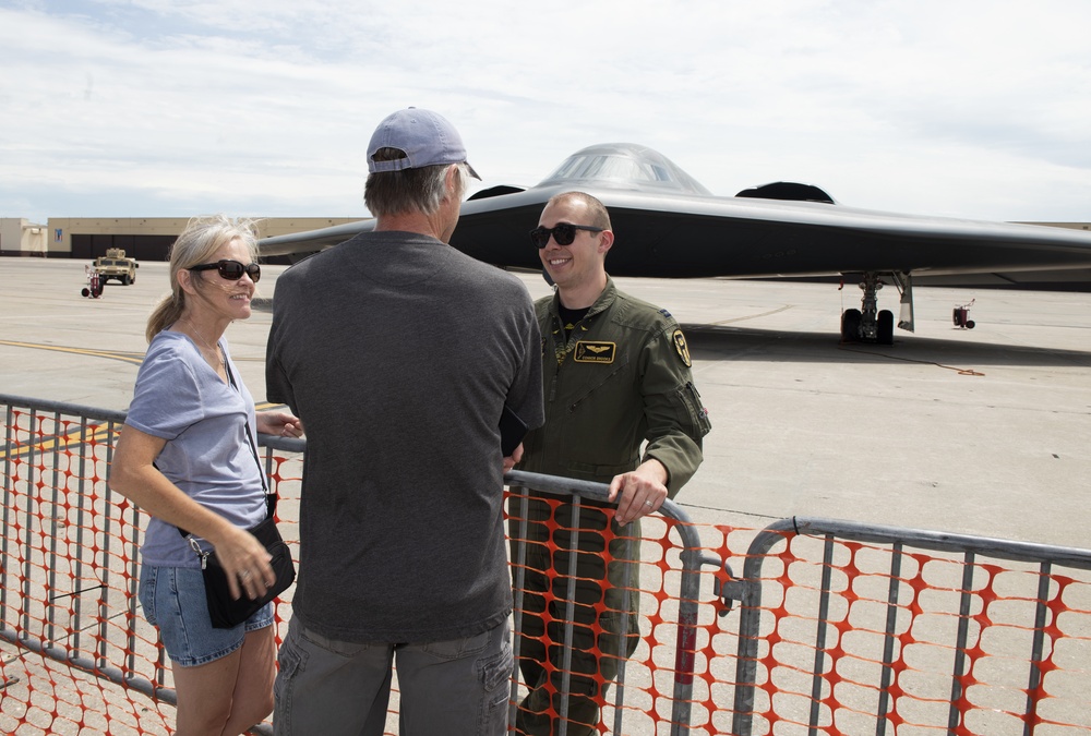 Pilots engage during 2019 Wings Over Whiteman Air and Space Show