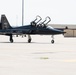 T-38 Talon aerial performer taxis at Whiteman AFB