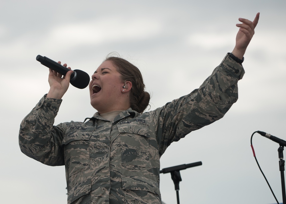 USAF Heartland of America Band performs at Wings Over Whiteman 2019