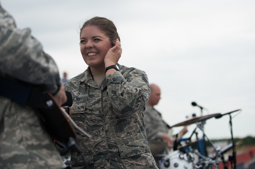 USAF Heartland of America Band performs at Wings Over Whiteman 2019