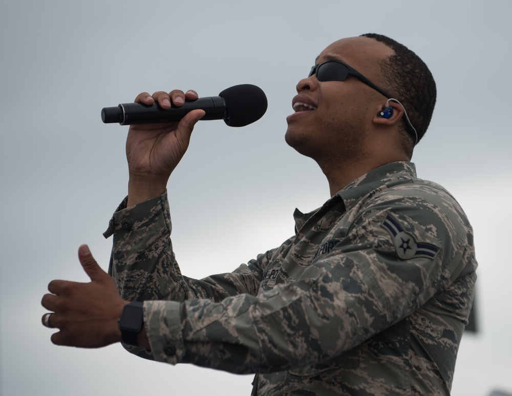 USAF Heartland of America Band performs at Wings Over Whiteman 2019