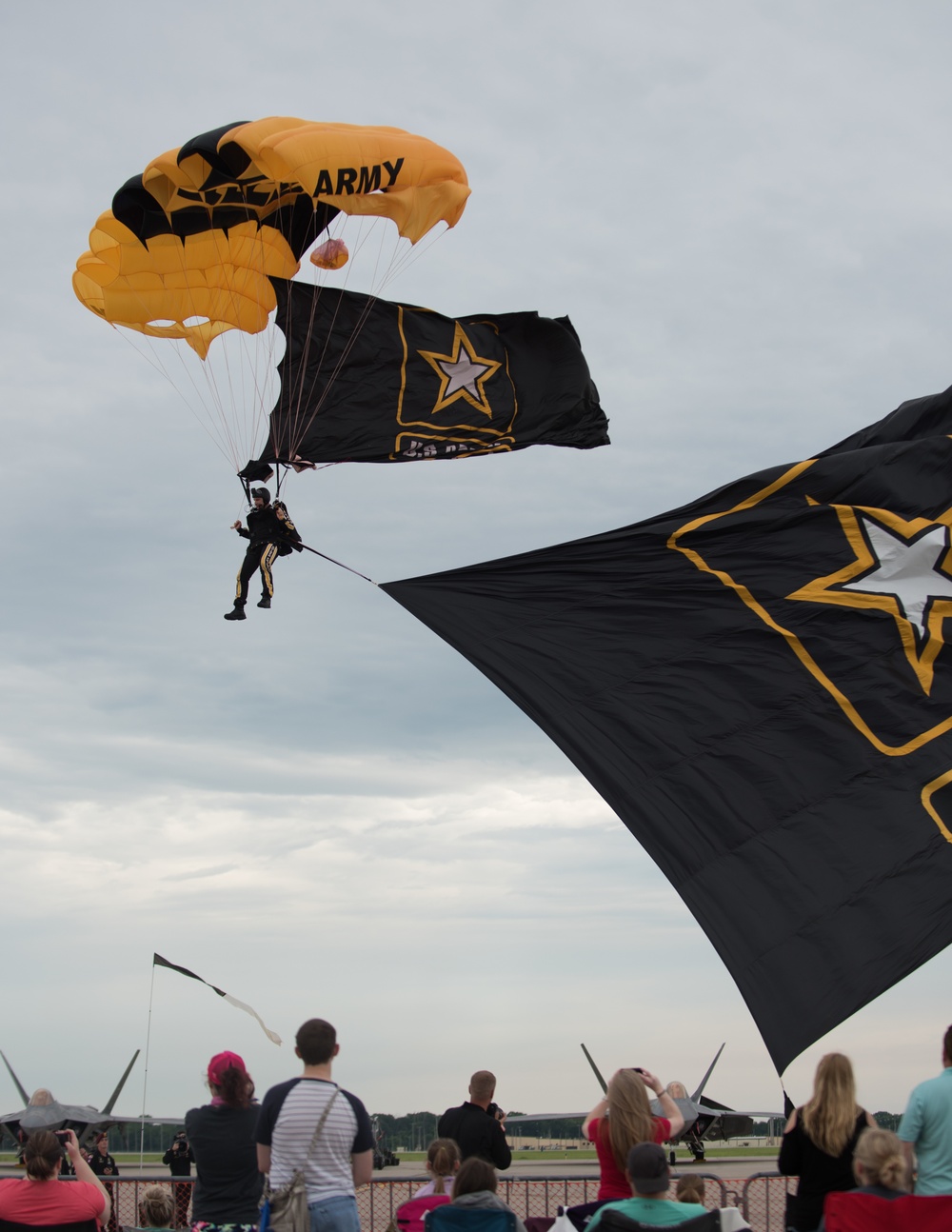 U.S. Army Golden Knights perform at Wings Over Whiteman 2019