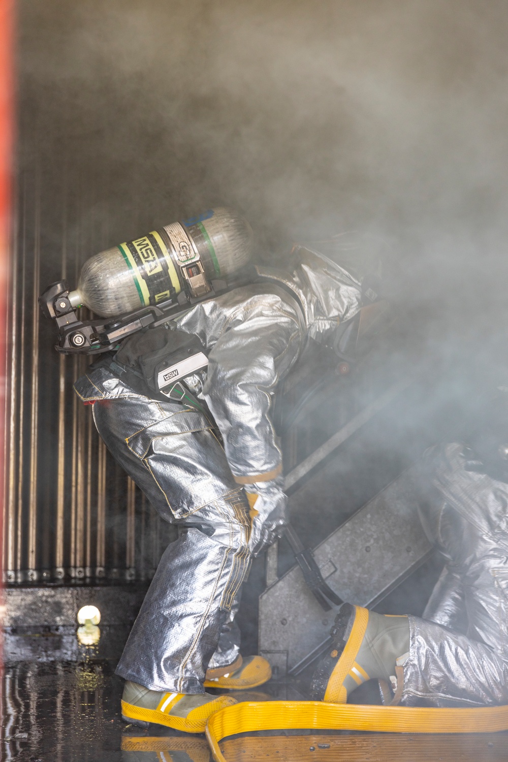 U.S. Marine Corps, Canadian firefighters extinguish fires during Sentinel Edge 2019