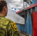 U.S. Marine Corps, Canadian firefighters extinguish fires during Sentinel Edge 2019