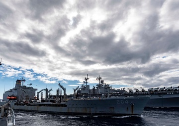 RAS w/ USS Wasp and USNS Rappahannock