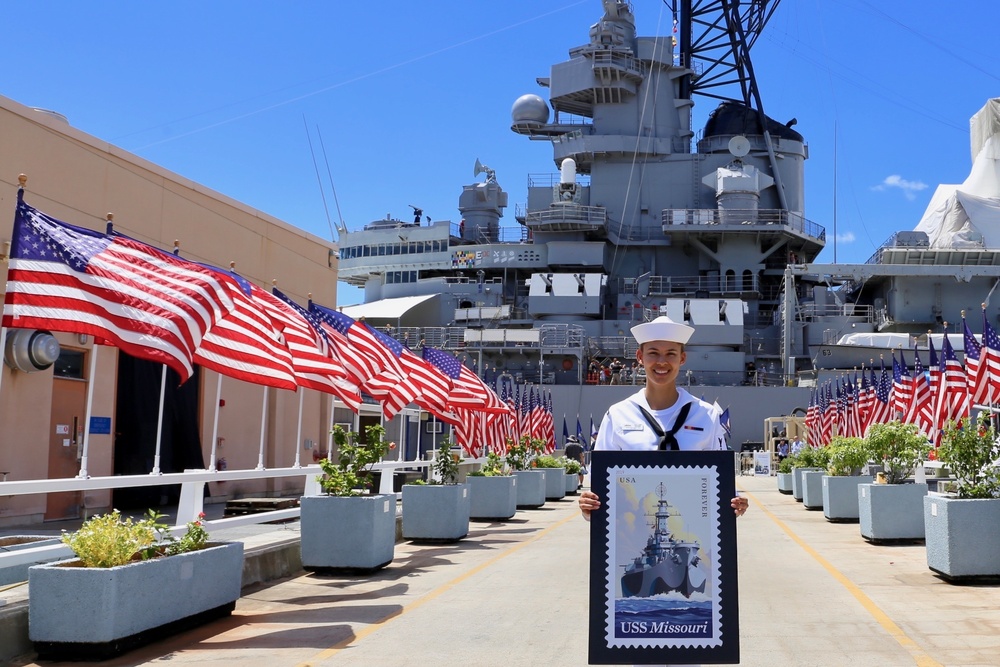USS Missouri Commemorative Forever Stamp Dedication Ceremony