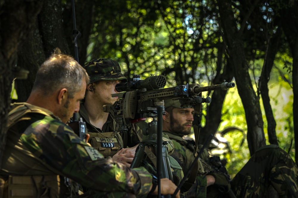Royal Netherlands Army “Stormtroopers” Holding Position