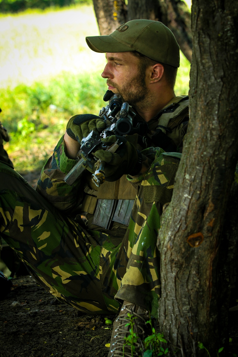 Royal Netherlands Army “Stormtroopers” Holding Position
