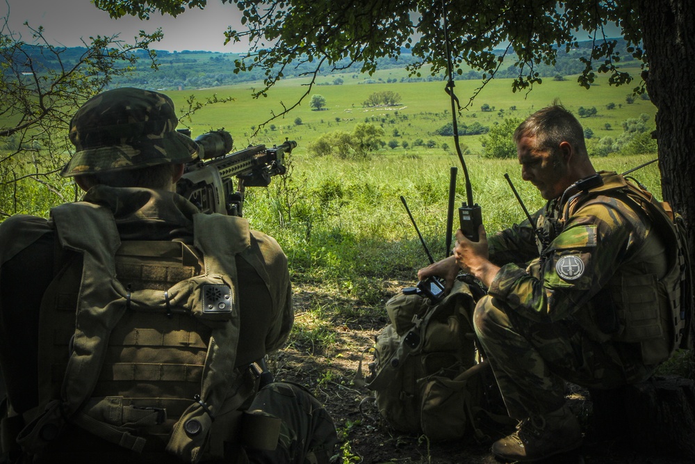Royal Netherlands Army “Stormtroopers” Holding Position