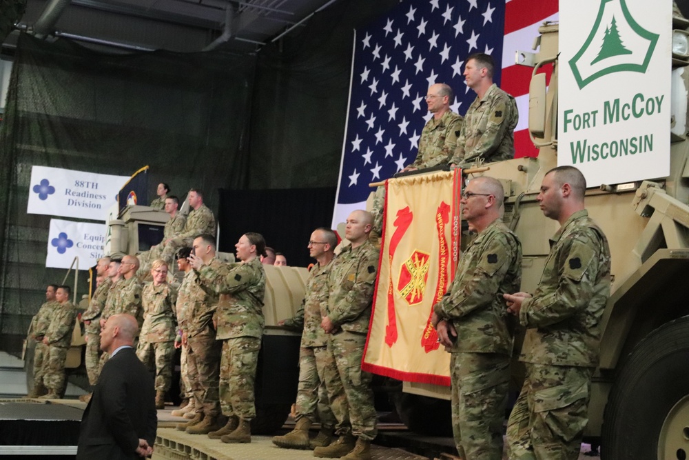 Vice President Mike Pence visits Fort McCoy, thanks troops