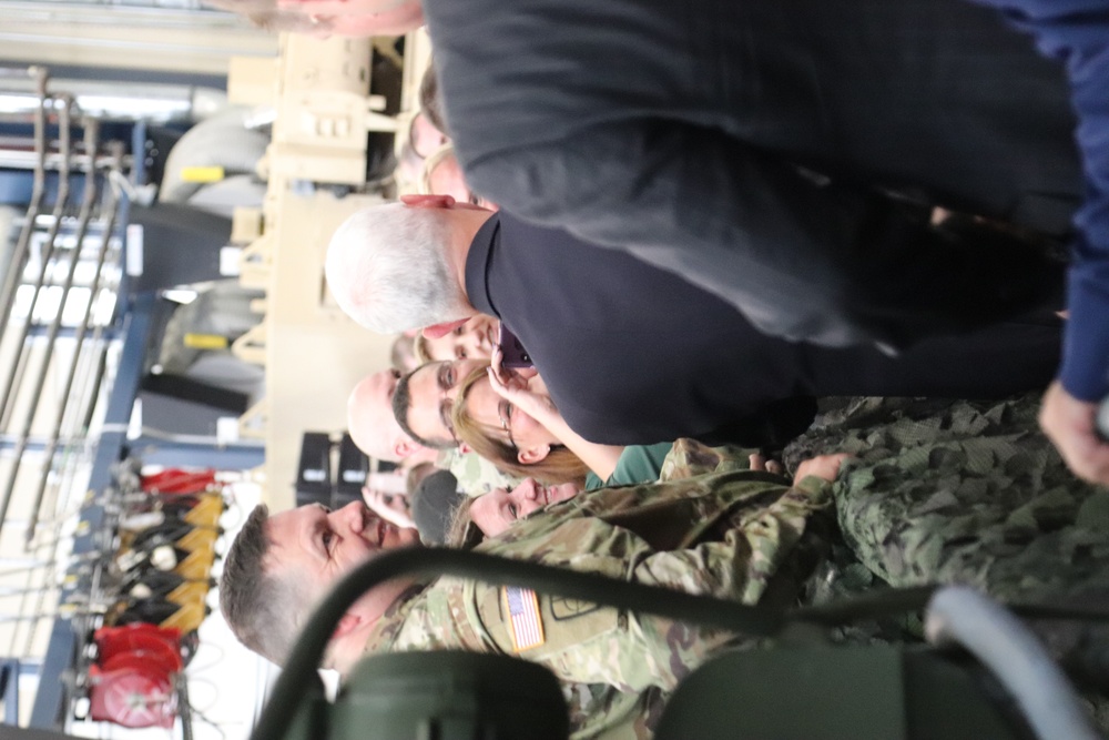 Vice President Mike Pence visits Fort McCoy, thanks troops