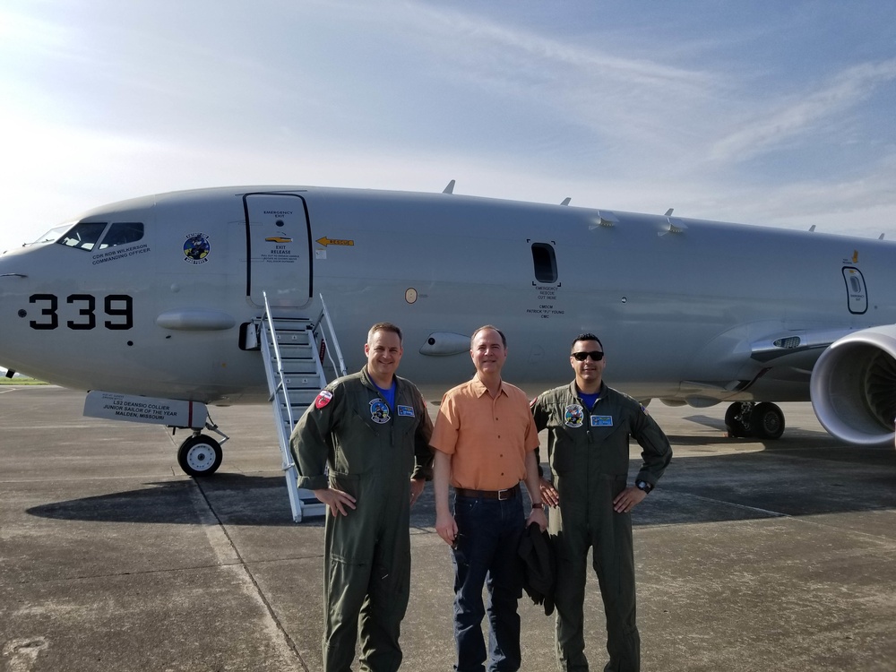 Patrol Squadron FIVE Conducts Flight with Distinguished Visitors Aboard