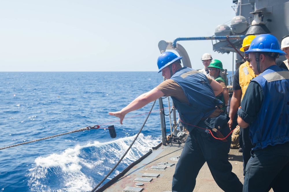 USS Leyte Gulf Goes Underway for Deployment