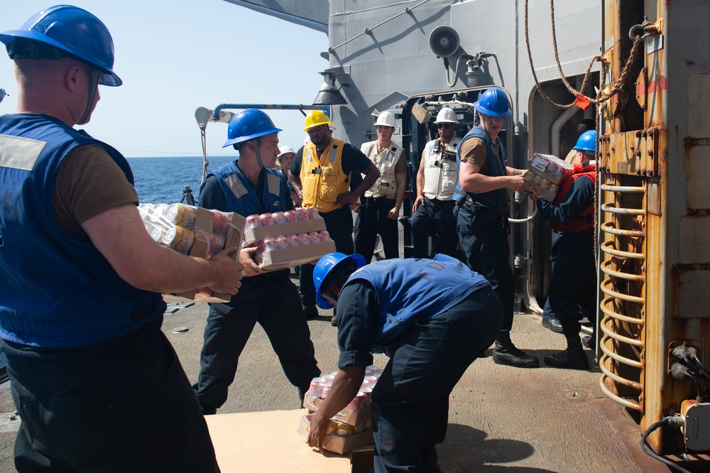 USS Leyte Gulf Goes Underway for Deployment