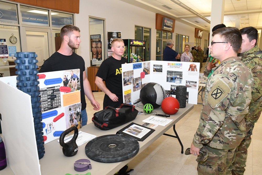 Fort Drum health and wellness representatives host community fair
