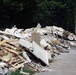 Debris Piles in Neighborhoods Impacted by Recent Flooding in Arkansas