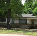 Water Marks From the Recent Flooding  Are Seen on the Side of a House