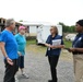 Disaster Survivor Assistance Teams and FEMA Corps Canvas Areas in Lavaca, Arkansas Impacted by Recent Flooding