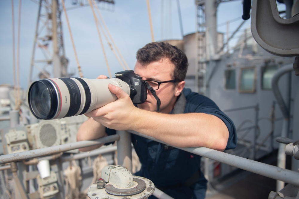 USS Leyte Gulf Goes Underway for Deployment