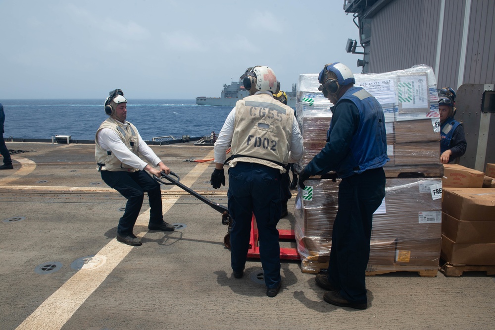 USS Leyte Gulf Goes Underway for Deployment