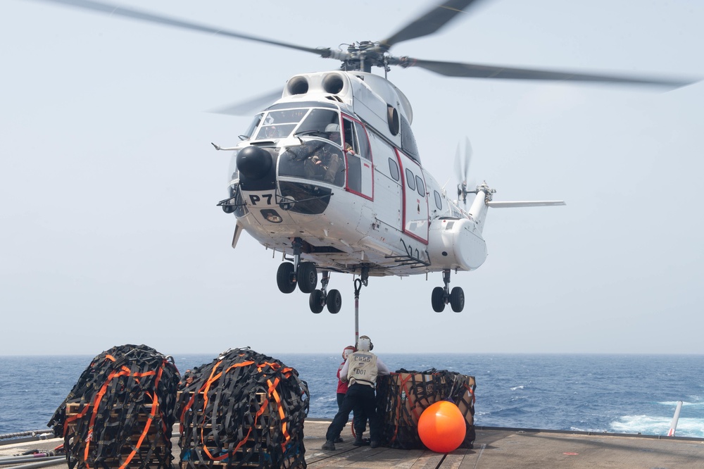 USS Leyte Gulf Goes Underway for Deployment