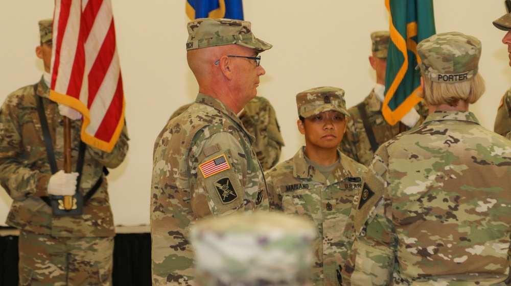 Fort McCoy NCO Academy Change of Commandant