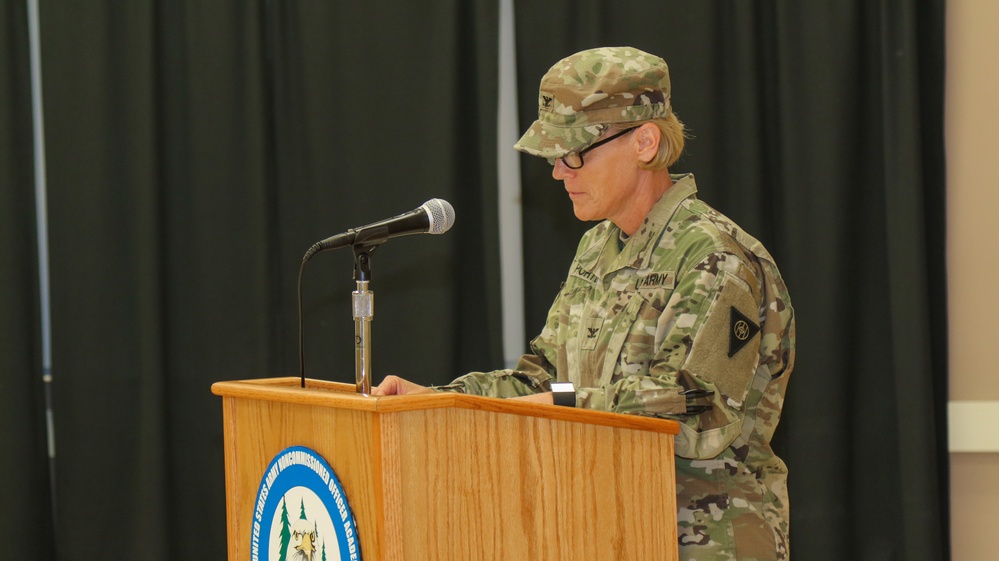 Fort McCoy NCO Academy Change of Commandant