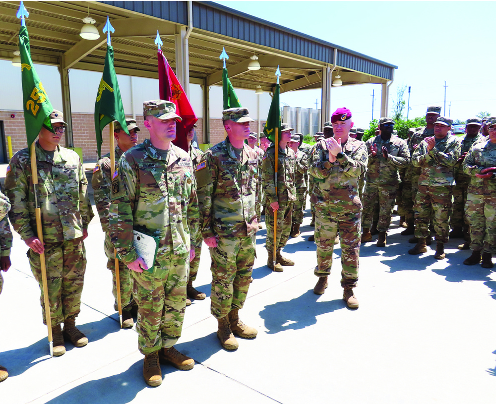 519th Military Police Battalion Soldiers sweep SHARP boards