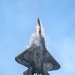 A U.S. Air Force F-22 Raptor performs at the Wings Over Whiteman Air and Space show