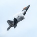 An Air Force F-22 Raptor performs at the Wings Over Whiteman Air and Space Show