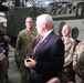 Vice President Mike Pence meets with media during Fort McCoy visit