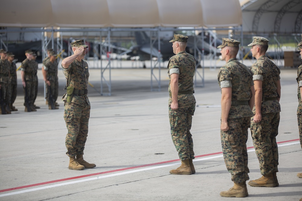 VMAT-203 Change of Command