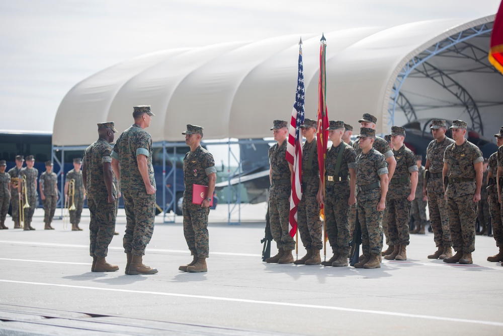 VMAT-203 Change of Command