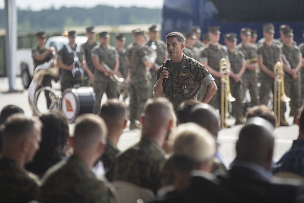 VMAT-203 Change of Command