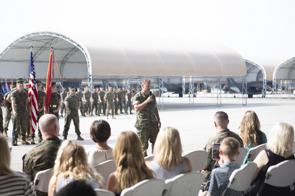 VMAT-203 Change of Command