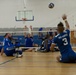 Warriors practice Sitting Volleyball