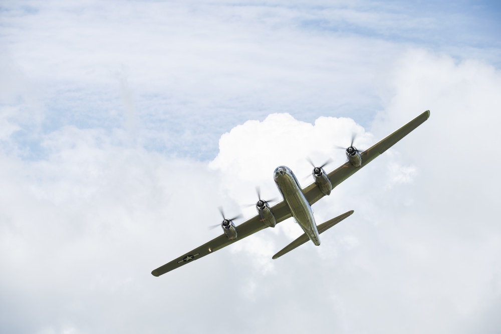 B-29 Superfortress soars during 2019 Wings Over Whiteman Air and Space Show