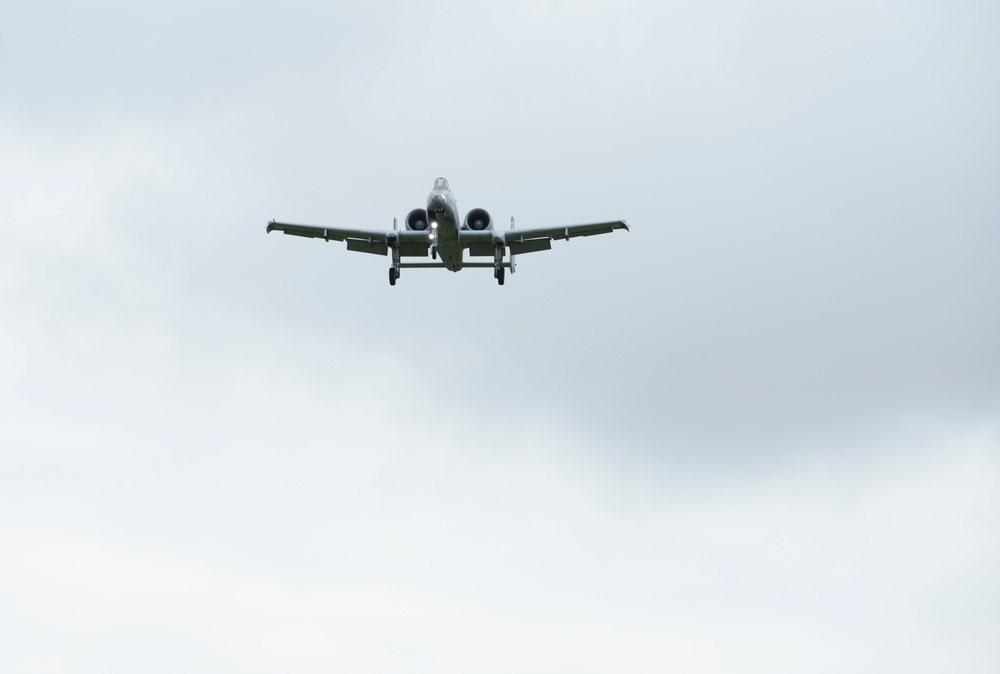 A-10 Thunderbolt II performs during 2019 Wings Over Whiteman Air and Space Show