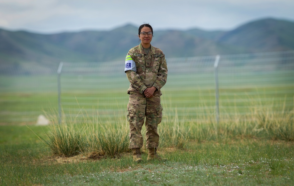 U.S. Army service member participates in international exercise