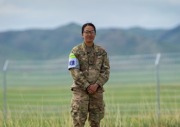 U.S. Army service member participates in international exercise