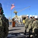 USS Fitzgerald hoists commemorative flag