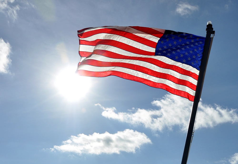 USS Fitzgerald hoists commemorative flag