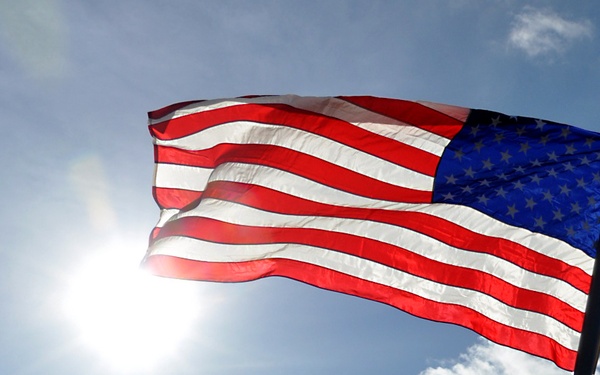 USS Fitzgerald hoists commemorative flag