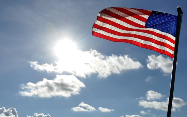 USS Fitzgerald hoists commemorative flag